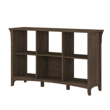 Load image into Gallery viewer, Bush Furniture Salinas 30inH 6-Cube Storage, Ash Brown, Standard Delivery
