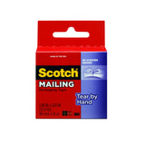 Scotch Tear-By-Hand Tape, 1.88in x 17.4 yd., Clear