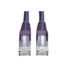 Load image into Gallery viewer, Tripp Lite 7ft Cat6 Gigabit Snagless Molded Patch Cable RJ45 M/M Purple 7ft - Patch cable - RJ-45 (M) to RJ-45 (M) - 7 ft - UTP - CAT 6 - molded, snagless, stranded - purple