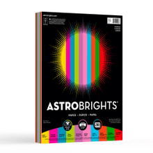 Load image into Gallery viewer, Astrobrights Color Multi-Use Printer &amp; Copy Paper, 1 Ream, Vintage Assortment, Letter (8.5in x 11in), 200 Sheets Per Pack, 24 Lb, 94 Brightness