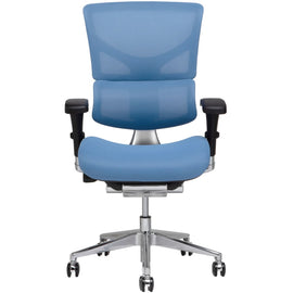X-Chair X3 Ergonomic Nylon High-Back Task Chair, Blue