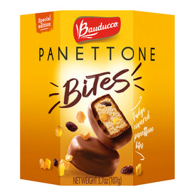 Bauducco Foods Panettone Bites, 3.7 Oz, Case Of 15 Boxes