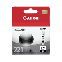 Load image into Gallery viewer, Canon CLI-221BK ChromaLife 100+ Black Ink Tank, 2946B001