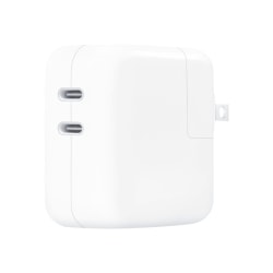 Apple 35W Dual USB-C Port Power Adapter - Power adapter - 35 Watt - output connectors: 2
