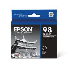 Load image into Gallery viewer, Epson 98 Claria Black High-Yield Ink Cartridge, T098120-S