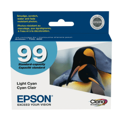 Epson 99 Claria Light Cyan Ink Cartridge, T099520-S