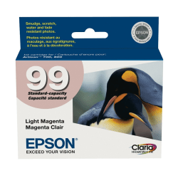 Epson 99 Claria Light Magenta Ink Cartridge, T099620-S