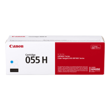 Load image into Gallery viewer, Canon 055H Cyan High Yield Toner Cartridge, 3019C001