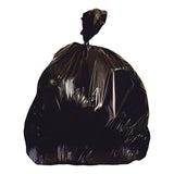 Heritage 2-mil Low-Density Repro Can Liners, 33 Gallons, 39in x 33in, Black, Carton Of 100 Liners