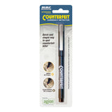 MMF Industries Counterfeit Currency Detector Pens, Black, Pack Of 12