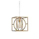 Kenroy Home Adele 1-Light Pendant Lamp, Swag, 9inW, Gold