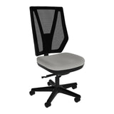 Sitmatic GoodFit Mesh Synchron High-Back Chair, Gray Polyurethane/Black