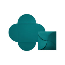 Load image into Gallery viewer, LUX Petal Invitations, 6 1/4in x 6 1/4in, Teal, Pack Of 230