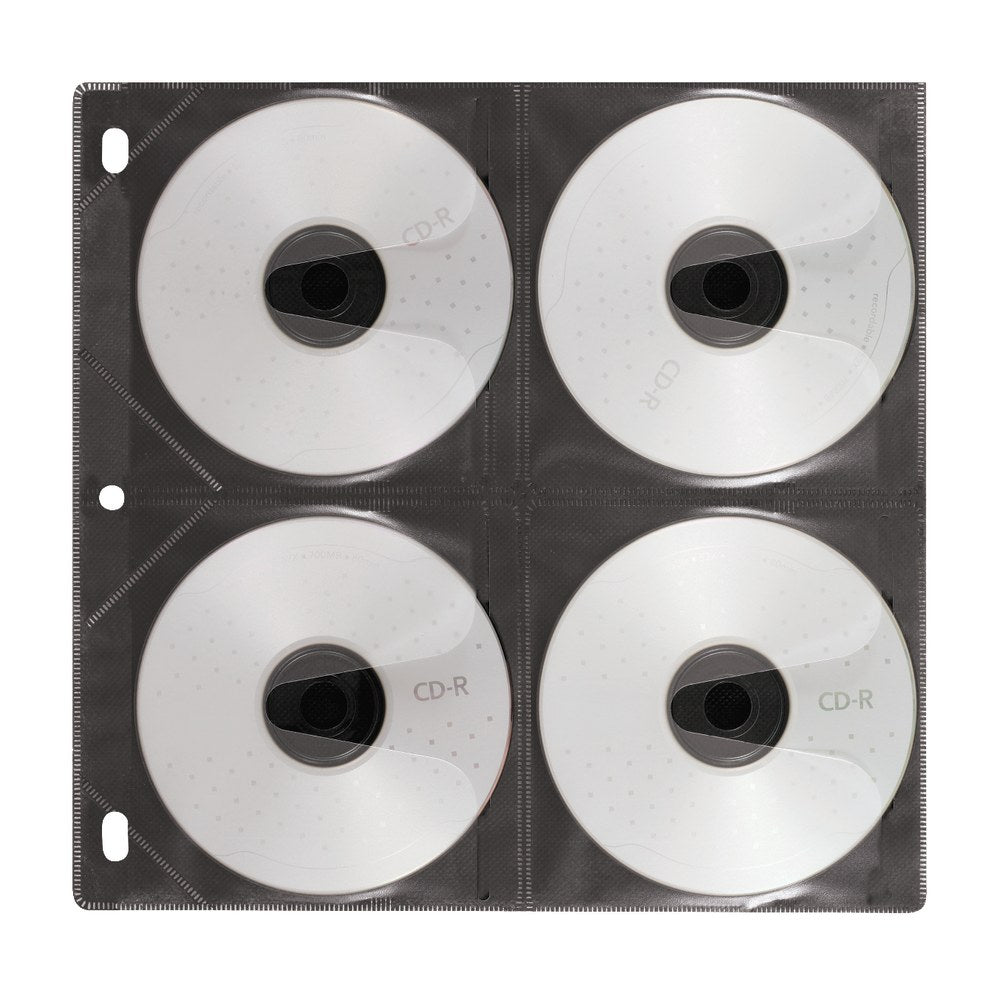 Vaultz CD Binder Pages, Pack of 50