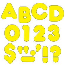 Load image into Gallery viewer, TREND Ready Letters, 2in, Casual Letters/Numbers, Yellow, Pack Of 142