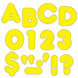 TREND Ready Letters, 2in, Casual Letters/Numbers, Yellow, Pack Of 142