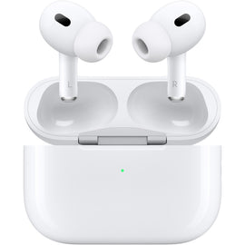 Apple AirPods Pro (2nd Generation) Earset - Stereo - Wireless - Bluetooth - Earbud - Binaural - In-ear - Noise Canceling - White