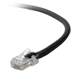 Belkin A3L791-01-BLK-S 1ft Cat 5e Patch Cable