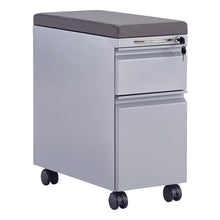 Load image into Gallery viewer, Safco Steel Mini Pedestal Cushion, 1-1/2inH x 10-13/16inW x 23inD, Charcoal