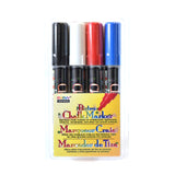 Marvy Uchida Bistro Chalk Markers, 4 Markers Per Set, Pack Of 2 Sets, Broad Point, Assorted Colors, 8 Markers