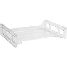 Load image into Gallery viewer, Business Source Side-loading Stackable Letter Trays - Desktop - Stackable - Clear - 1 Each
