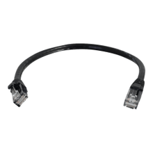 Load image into Gallery viewer, C2G 1ft Cat6 Snagless Unshielded (UTP) Ethernet Network Patch Cable - Black - Patch cable - RJ-45 (M) to RJ-45 (M) - 1 ft - CAT 6 - molded, snagless, stranded - black