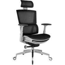 Load image into Gallery viewer, Nouhaus Rewind Ergonomic Fabric High-Back Executive Office Chair, Black