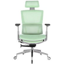 Load image into Gallery viewer, Nouhaus Rewind Ergonomic Fabric High-Back Executive Office Chair, Mint Green