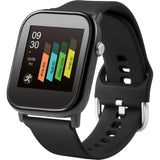 Line Technaxx Smartwatch with Temperature Measurement TX-SW6HR - Temperature Sensor, Heart Rate Monitor - Clock Display, Email - Steps Taken, Calories Burned, Sleep Quality - 1.4in - Touchscreen - Bluetooth - 120 Hour