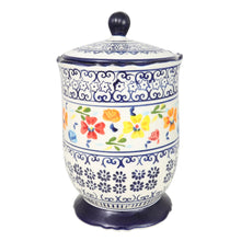 Load image into Gallery viewer, Gibson Luxembourg Canister With Lid, 2.72 Qt, Multicolor