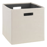 Linon Emmet Storage Bins, Medium Size, Ivory, Pack Of 2