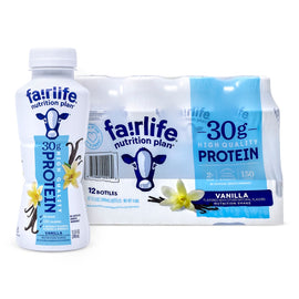 Fairlife Vanilla Nutrition Shakes, 11.5 Oz, Pack Of 12 Shakes