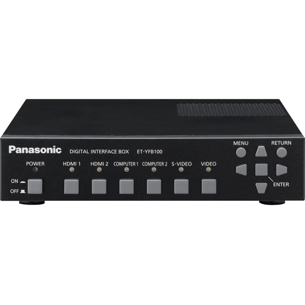 Panasonic Digital Interface Box - Simple AV Transmission System - 4 Input Device - 328.08 ft Range - 2 x Network (RJ-45) - 2 x HDMI In - 2 x VGA In - WUXGA - 1920 x 1200 - Twisted Pair - Category 5e
