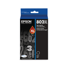 Load image into Gallery viewer, Epson 802 DuraBrite Ultra High-Yield Black Ink Cartridge, T802XL120-S