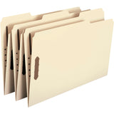 Smead Manila Fastener Folders, Legal Size, 100% Recycled, Box Of 50