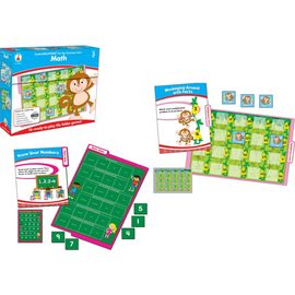Carson-Dellosa CenterSOLUTIONS File Folder Games - Math, Grade 3, Box Of 16