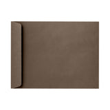 LUX Open-End 9in x 12in Envelopes, Peel & Press Closure, Chocolate Brown, Pack Of 50