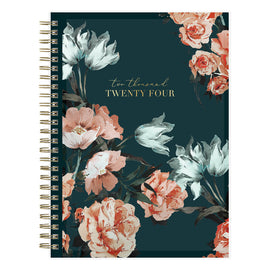 2024 Blue Sky Life-Note It Weekly/Monthly Planning Calendar, 5-7/8in x 8-5/8in, Dania Dark, January To December 2024, 139478