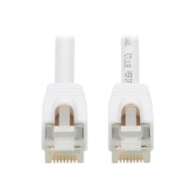 Load image into Gallery viewer, Tripp Lite Safe-IT Cat6a Ethernet Cable Antibacterial Snagless PoE M/M 5ft  - 10 Gbit/s - Shielding - Gold Plated Contact - CMX - 26 AWG - White