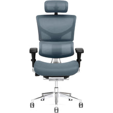 Load image into Gallery viewer, X-Chair X3 Wide Ergonomic Nylon High-Back Task Chair With Headrest, Gray