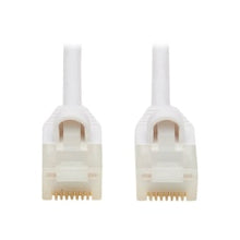 Load image into Gallery viewer, Tripp Lite Safe-IT Cat6a Ethernet Cable Antibacterial Snagless Slim M/M 6ft  - 10 Gbit/s - Gold Plated Contact - 28 AWG - White