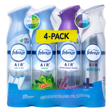 Load image into Gallery viewer, Febreze AIR Odor-Eliminating Air Freshener Variety Pack; 8.8 Oz.; Pack Of 4 Fresheners