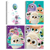 Inkology Spiral Notebooks, 8in x 10-1/2in, College Ruled, 140 Pages (70 Sheets), Hatchlings, Pack Of 12 Notebooks