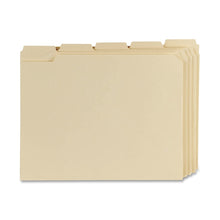 Load image into Gallery viewer, Oxford 1/5-Cut File Folders, Letter Size, Manila, Box Of 100