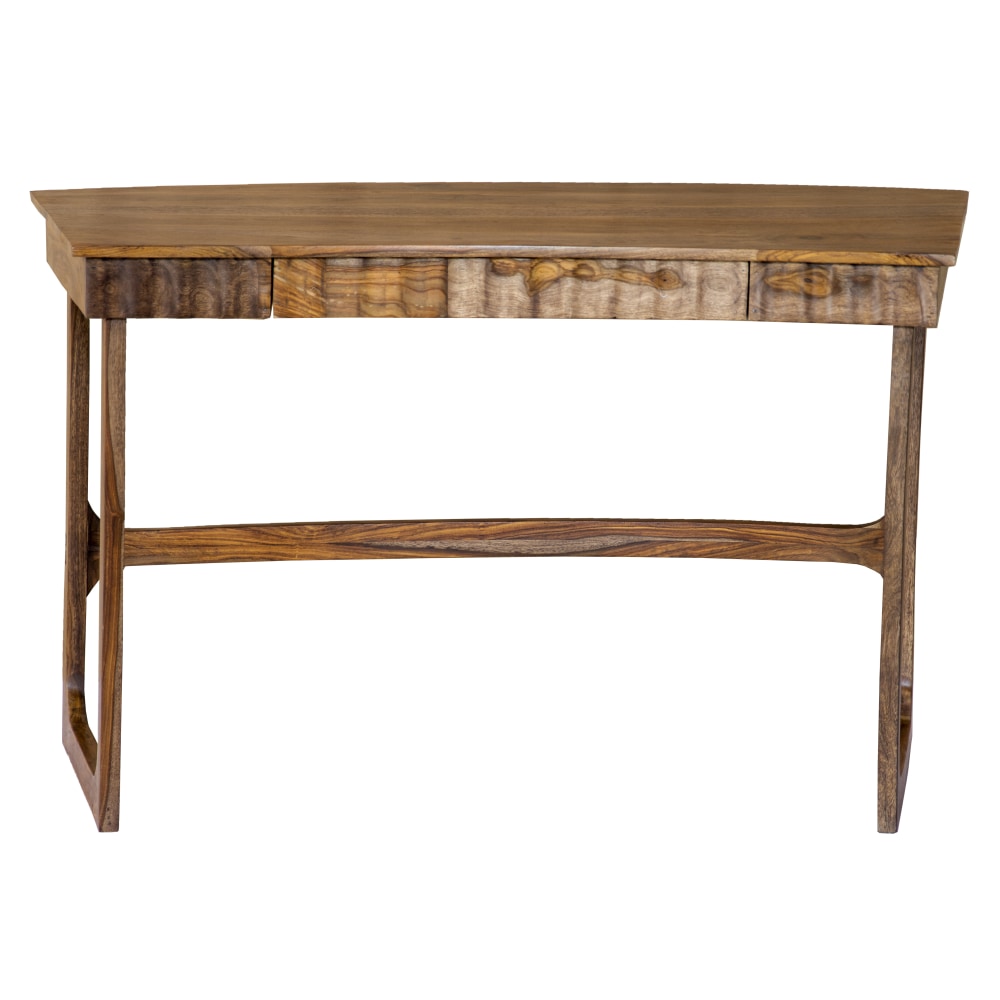 Coast to Coast Sheesham Wood Writing Desk, 31inH x 51inW x 26inD, Wakefield Brown