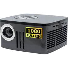 Load image into Gallery viewer, AAXA Technologies KP-750-00 DLP Projector - 16:9 - Gray, Black - 1920 x 1080 - Front - 1080p - 30000 Hour Normal ModeFull HD - 2,000:1 - 600 lm - HDMI - USB