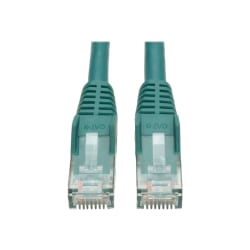Tripp Lite Cat6 Gigabit Snagless Molded Patch Cable, 2ft, Green