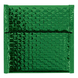 Office Depot Brand Glamour Bubble Mailers, 6-3/4inH x 7inW x 3/16inD, Green, Case Of 72 Mailers