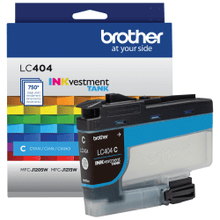 Load image into Gallery viewer, Brother LC404 INKvestment Cyan Ink Tank, LC404C