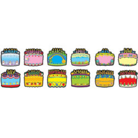Carson-Dellosa Decorative Bulletin Board Set - Birthday Cakes